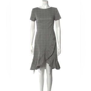 Calvin Klein Plaid Knee-Length Dress US 6